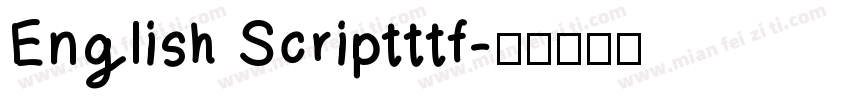 English Scriptttf字体转换